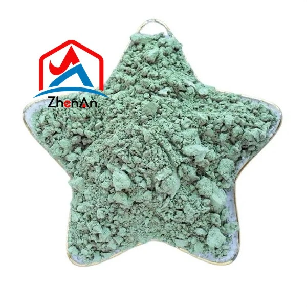 Green silicon carbide powder